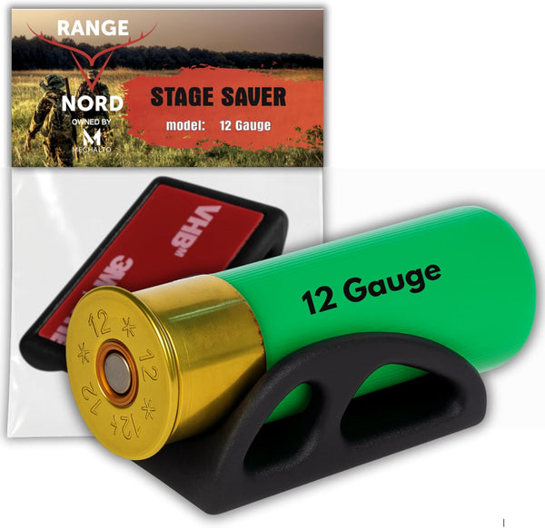 RangeNord 12 Gauge Shotgun Shell Holder – 3M Tape Stage Saver